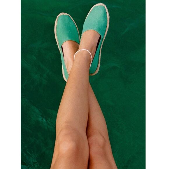 Soludus Women's Fiji Green The Dali Original Espadrille Shoes Size 9-9.5 - Picture 9 of 9